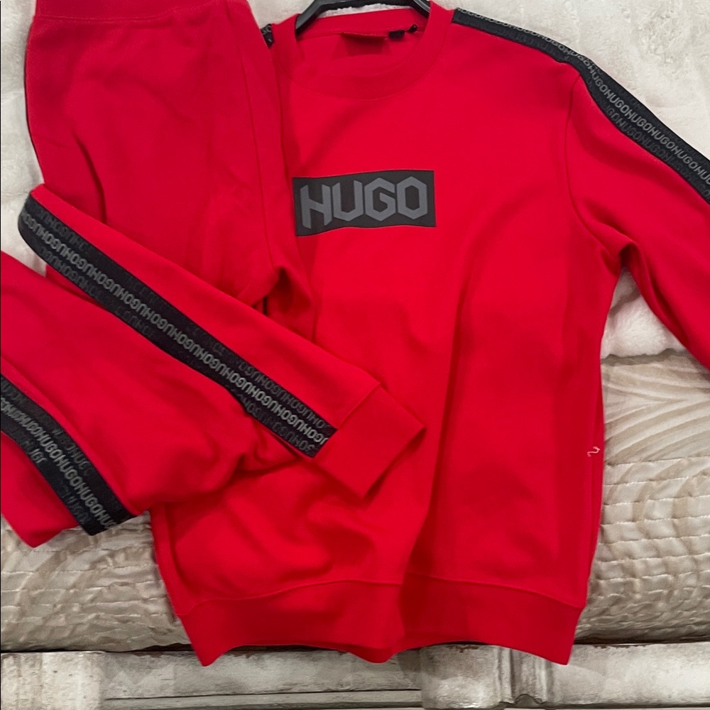 HUGO track suit pants and hoodie